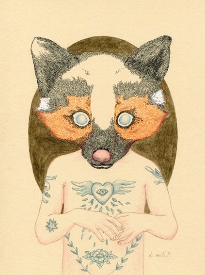 Tattoofox - delphine vaute - illustrateurs/rices