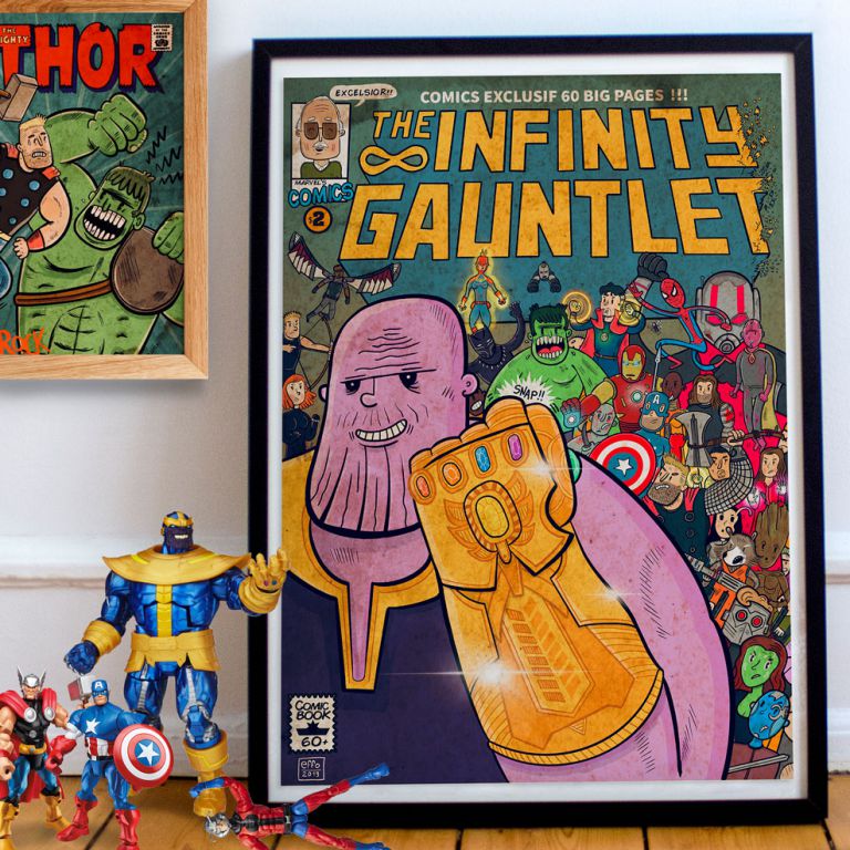 Hommage 80 ans Marvel - effo fabien - illustrateurs/rices