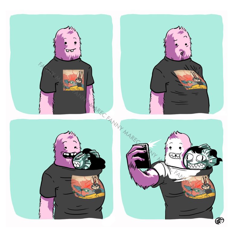 Un T-shirt au poil! - fanny marec - illustrateurs/rices