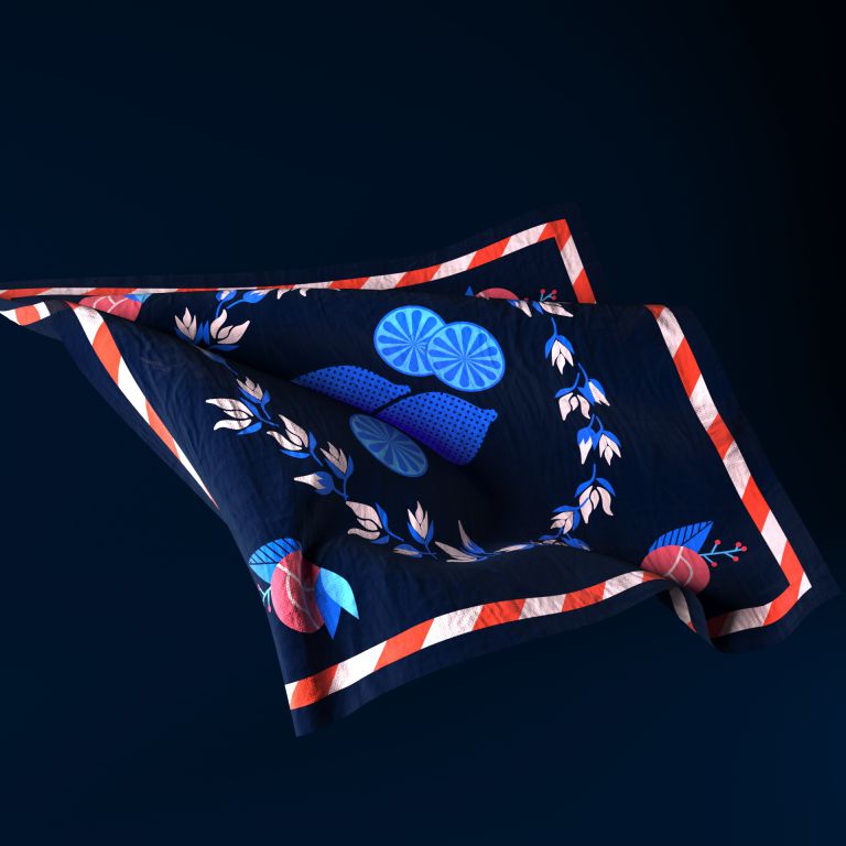 FOULARD 3D.jpg - lucie delasrocas - illustrateurs/rices