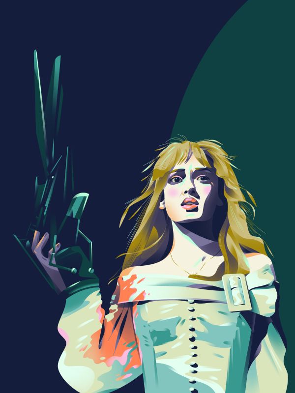 illustration La Coiffeuse aux Ciseaux Géants