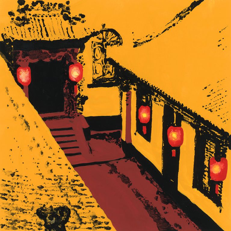 Les lanternes.jpg - vanessa vérillon - illustrateurs/rices